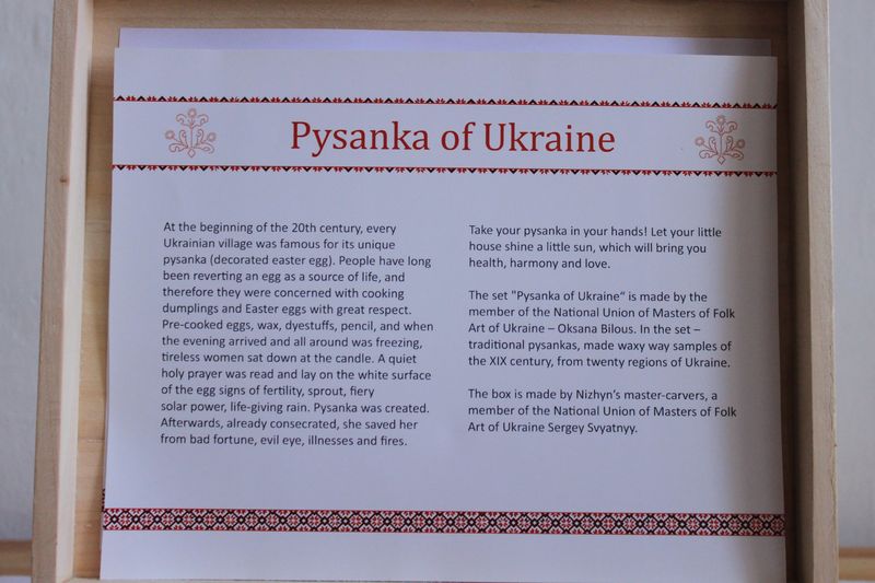 Pysanka of Ukraine Gift Set