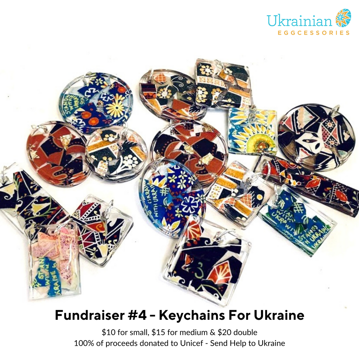 Fundraiser #4 - Keychains For Ukraine