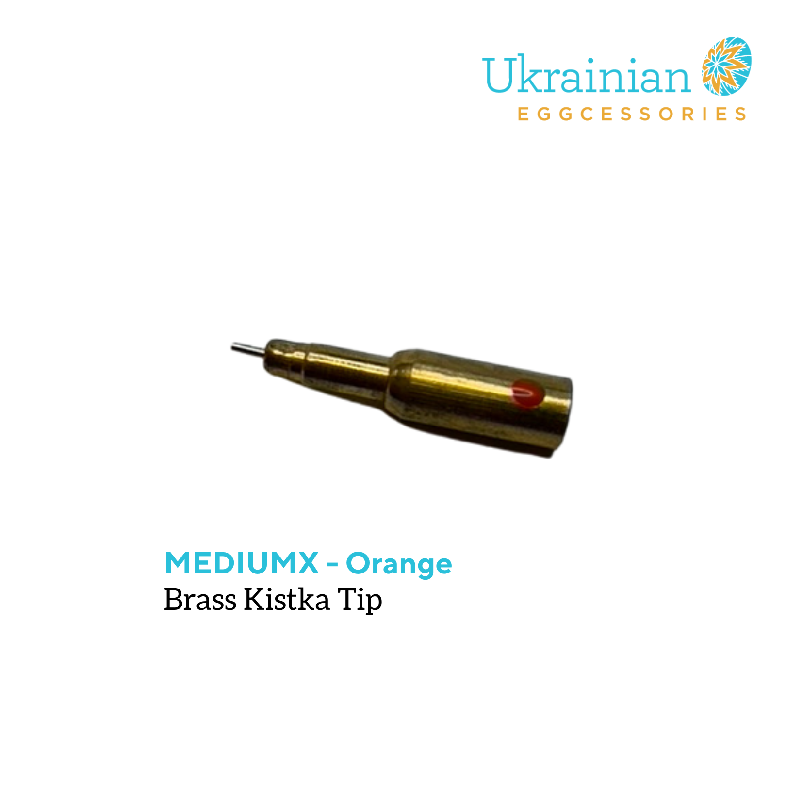 Brass Kistka Tip - #5 MediumX Tip for Orange Kistka