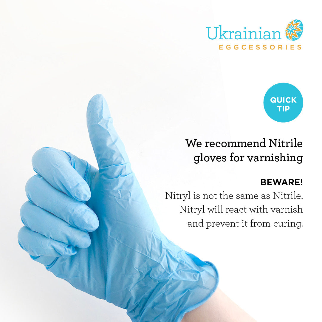 Gloves - Nitrile Gloves Blue - Women's Medium