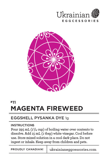 #11 Magenta Fireweed Pysanka Dye