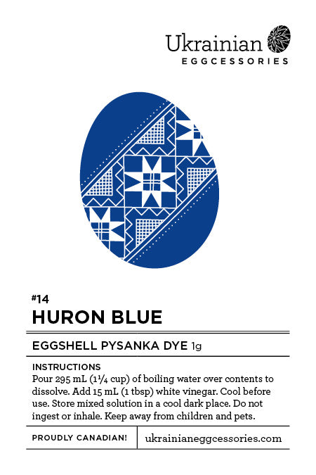 #14 Huron Blue Pysanka Dye