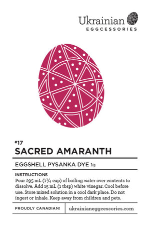 #17 Sacred Amaranth Pysanka Dye