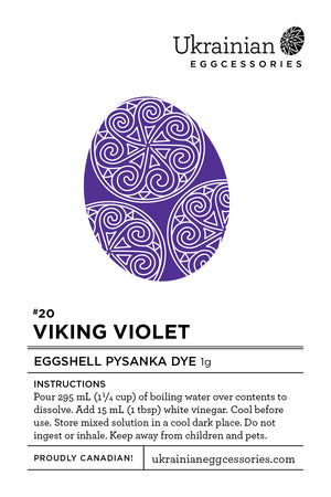 #20 Viking Violet Pysanka Dye