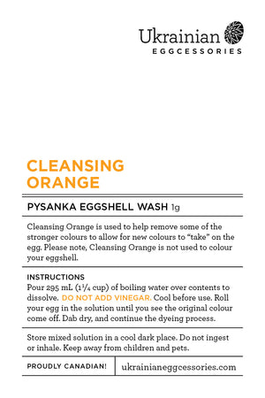 Cleansing Orange Eggshell Wash
