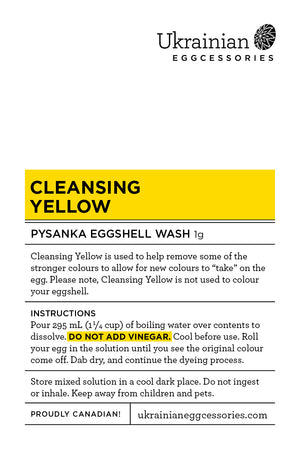 Cleansing Yellow Eggshell Wash