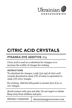 Citric Acid Crystals - 20g