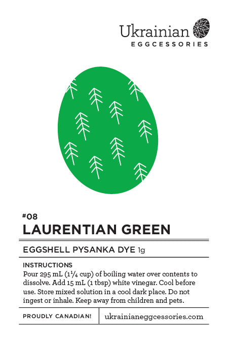 #08 Laurentian Green Pysanka Dye