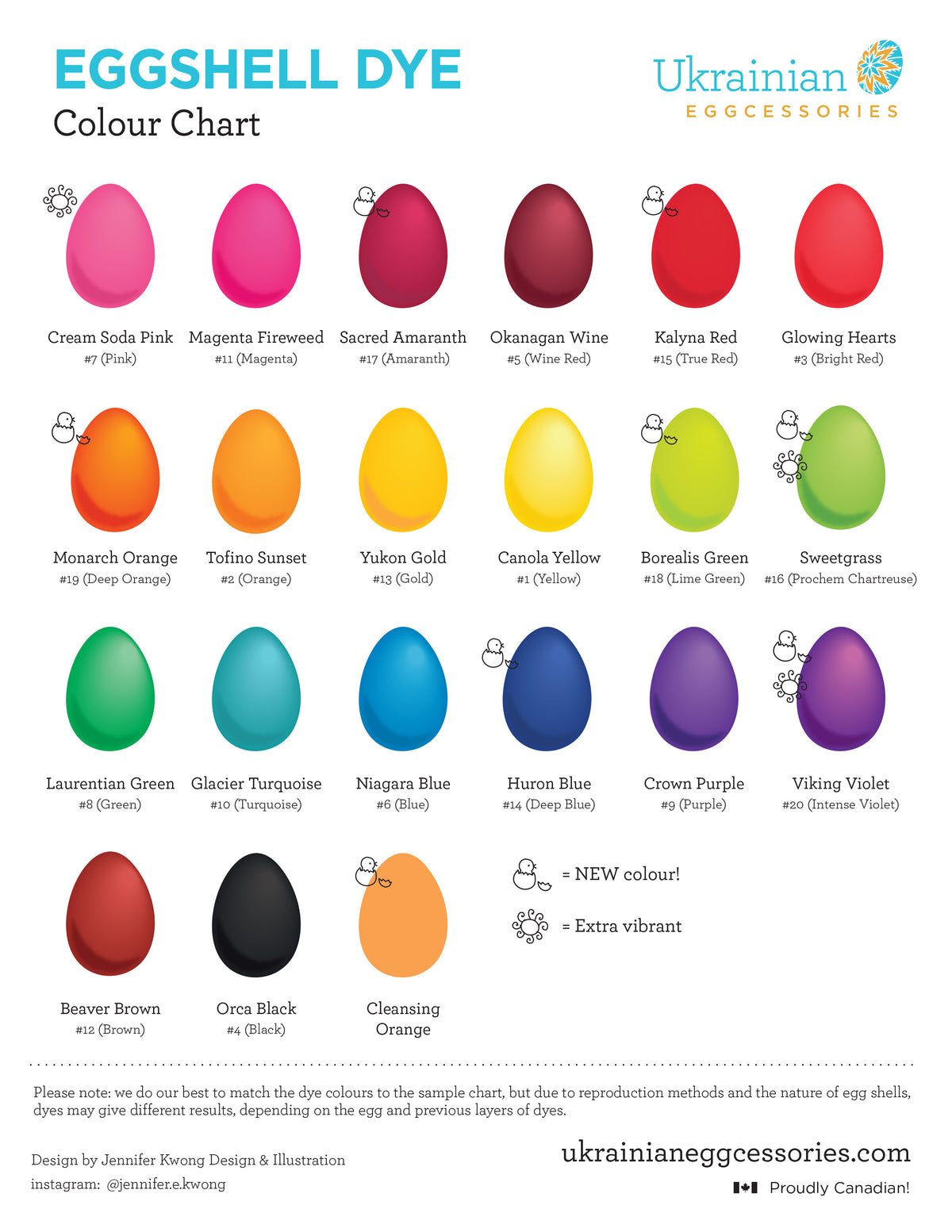 Dye Kits - 20-Colour Egg Dye Kit