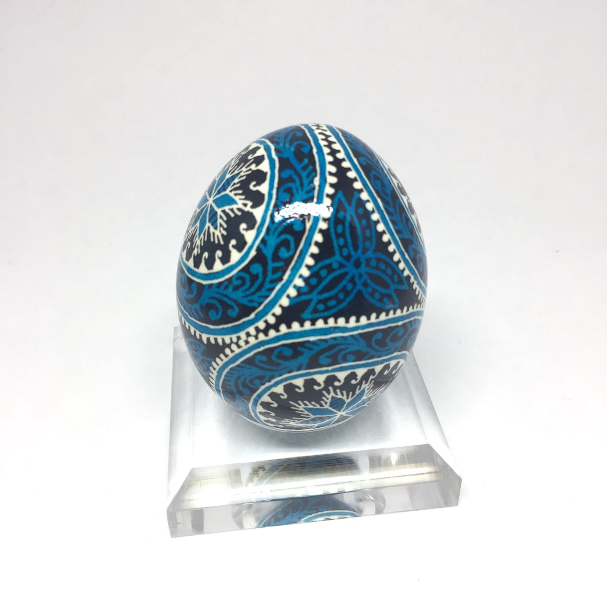 Egg Stand - Clear Acrylic Square Stand for Pysanky