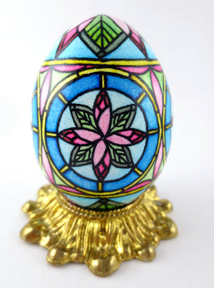02. Stained Glass Poppy Egg - Karen Hanlon - Thursday July 18th - 9:30am to 11:30am