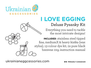 Pysanky Kit - #3. I Love Egging