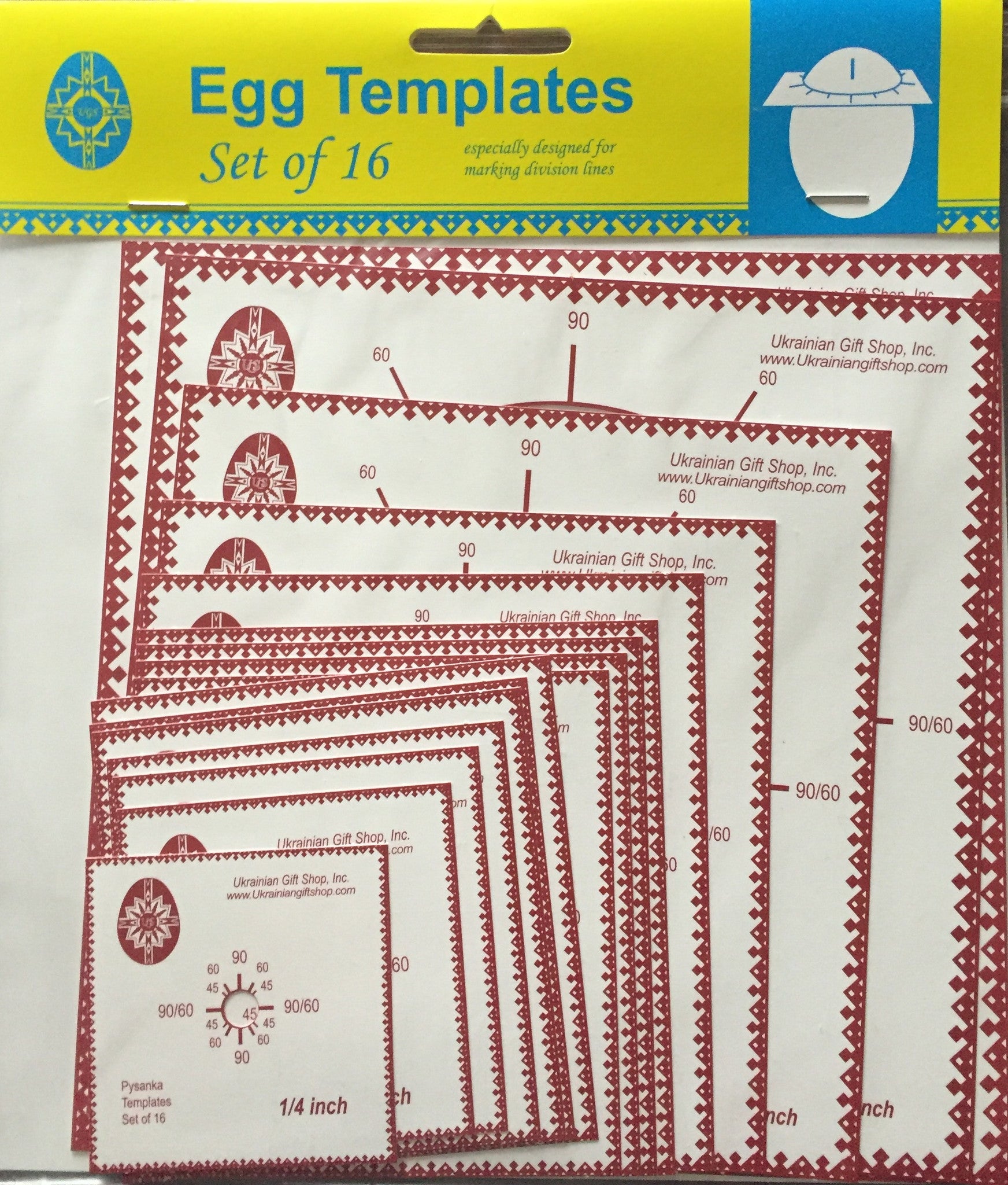 Egg Templates for Pysanky Divisions
