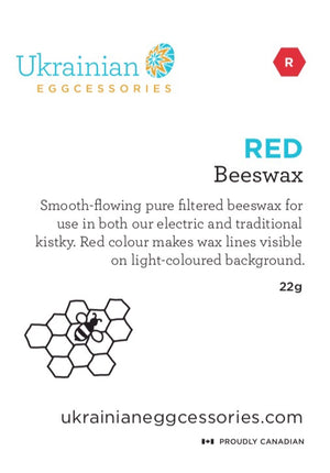 Beeswax Sheets - Red