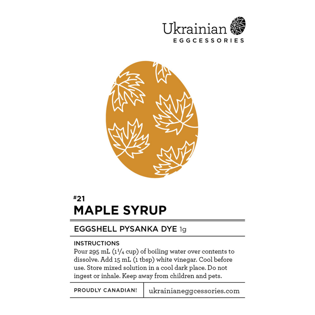 #21 Maple Syrup Pysanka Dye
